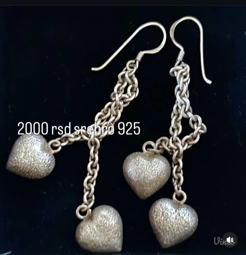 Mindjuse puna srca srebro