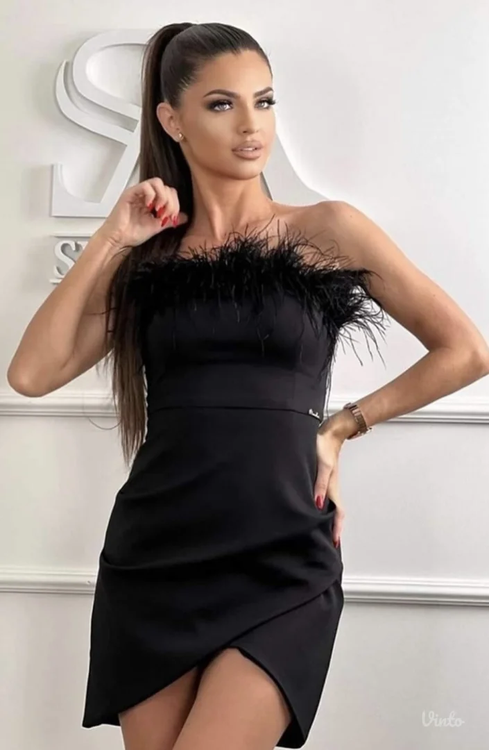 Crna elegantna haljina