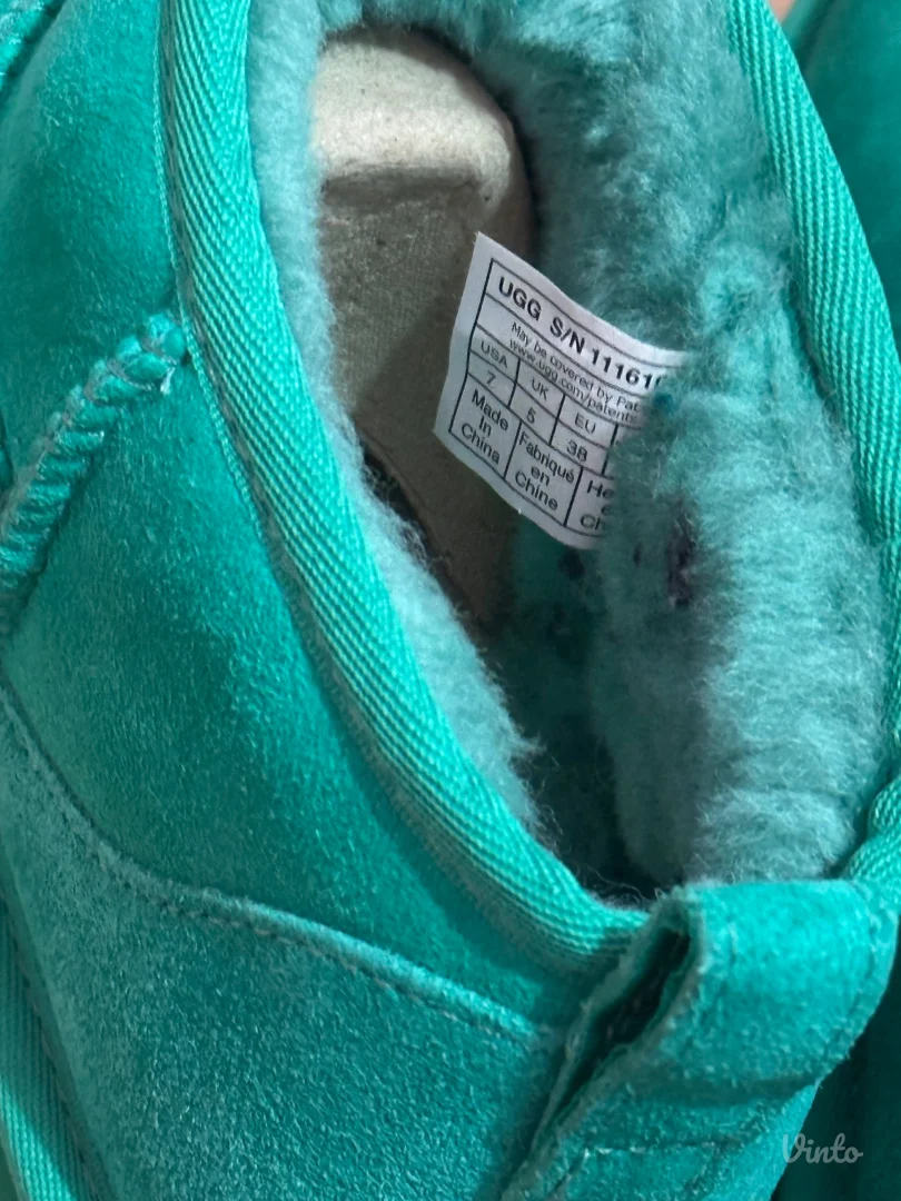 Ugg zelene ultra mini 38