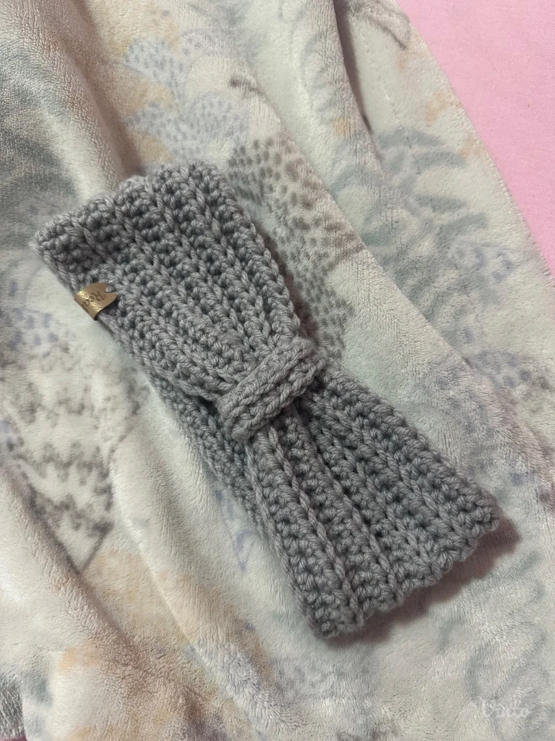 Traka/turban za odrasle (siva) NOVO