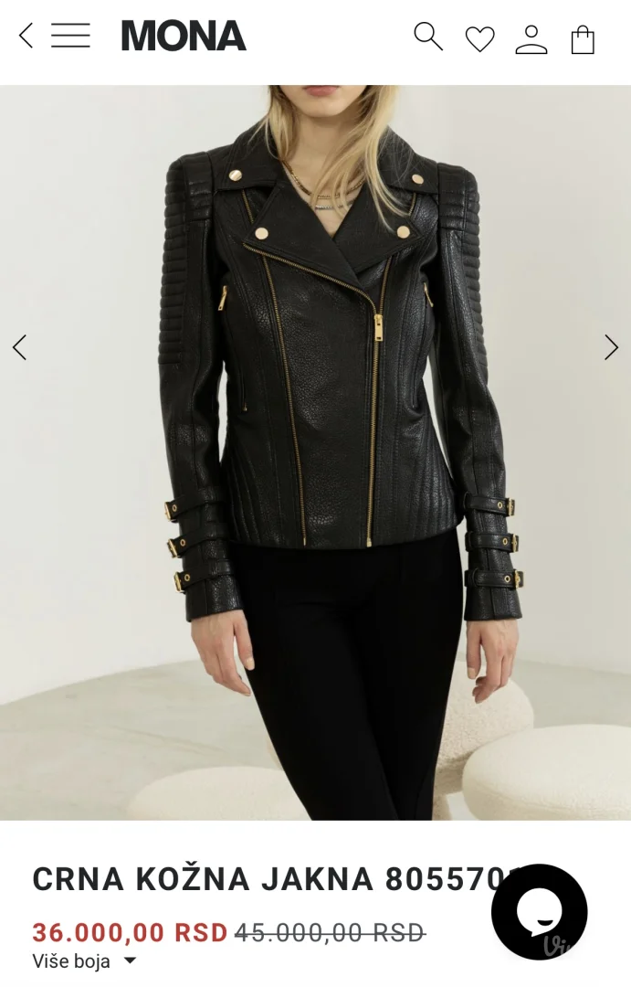 MONA kožna jakna