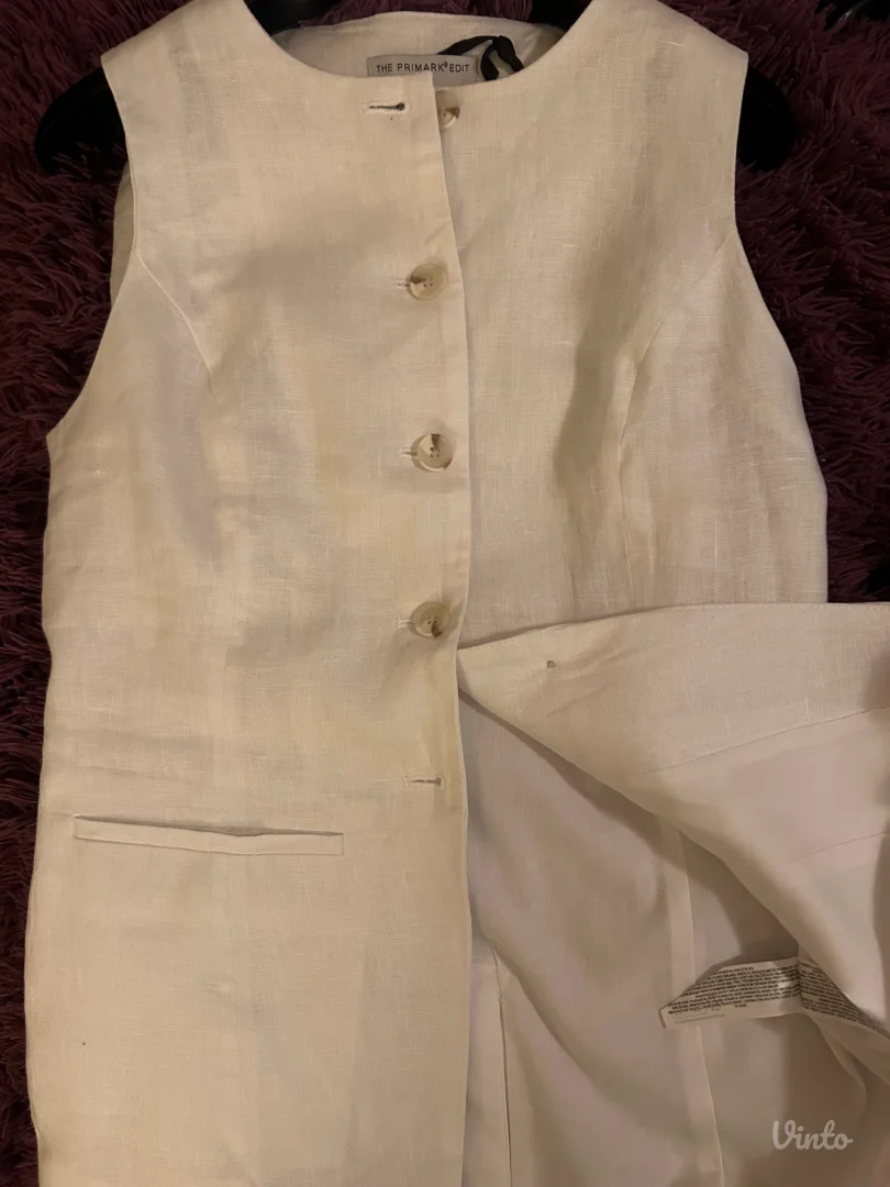 Primark laneni prsluk