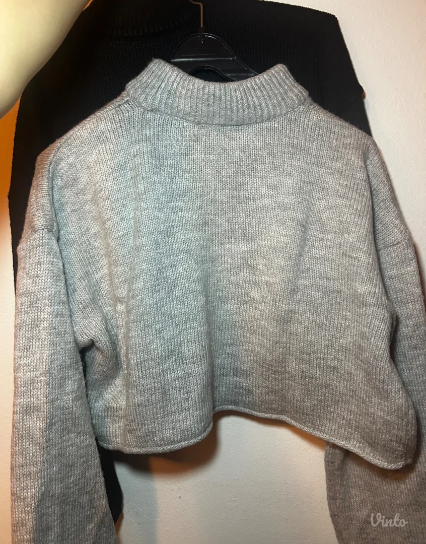 LCW sivi i crni crop duks