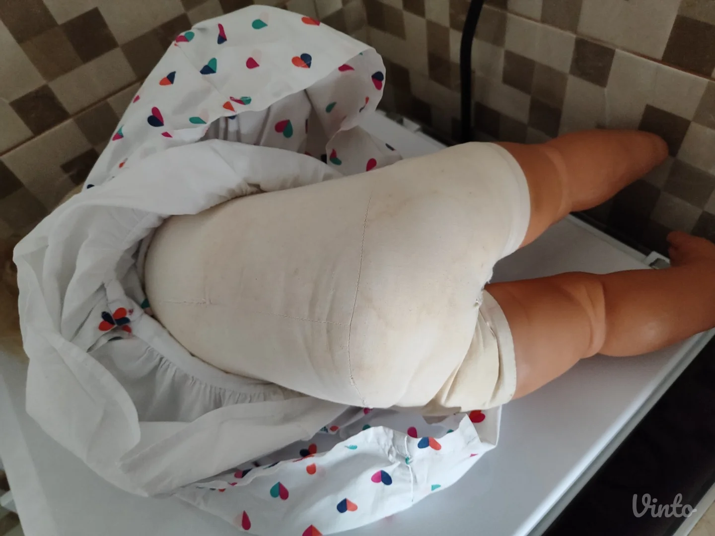 Lutka beba 65cm stara kvalitetna