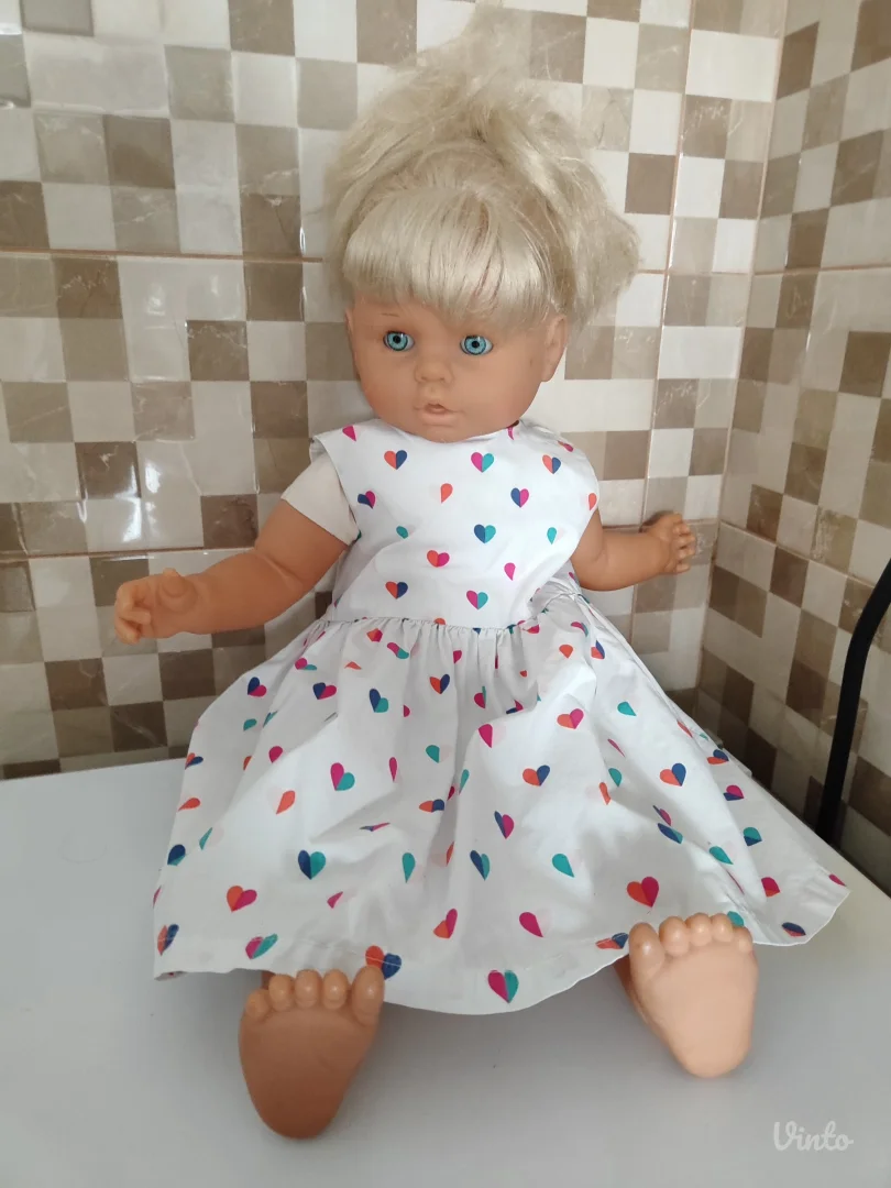 Lutka beba 65cm stara kvalitetna