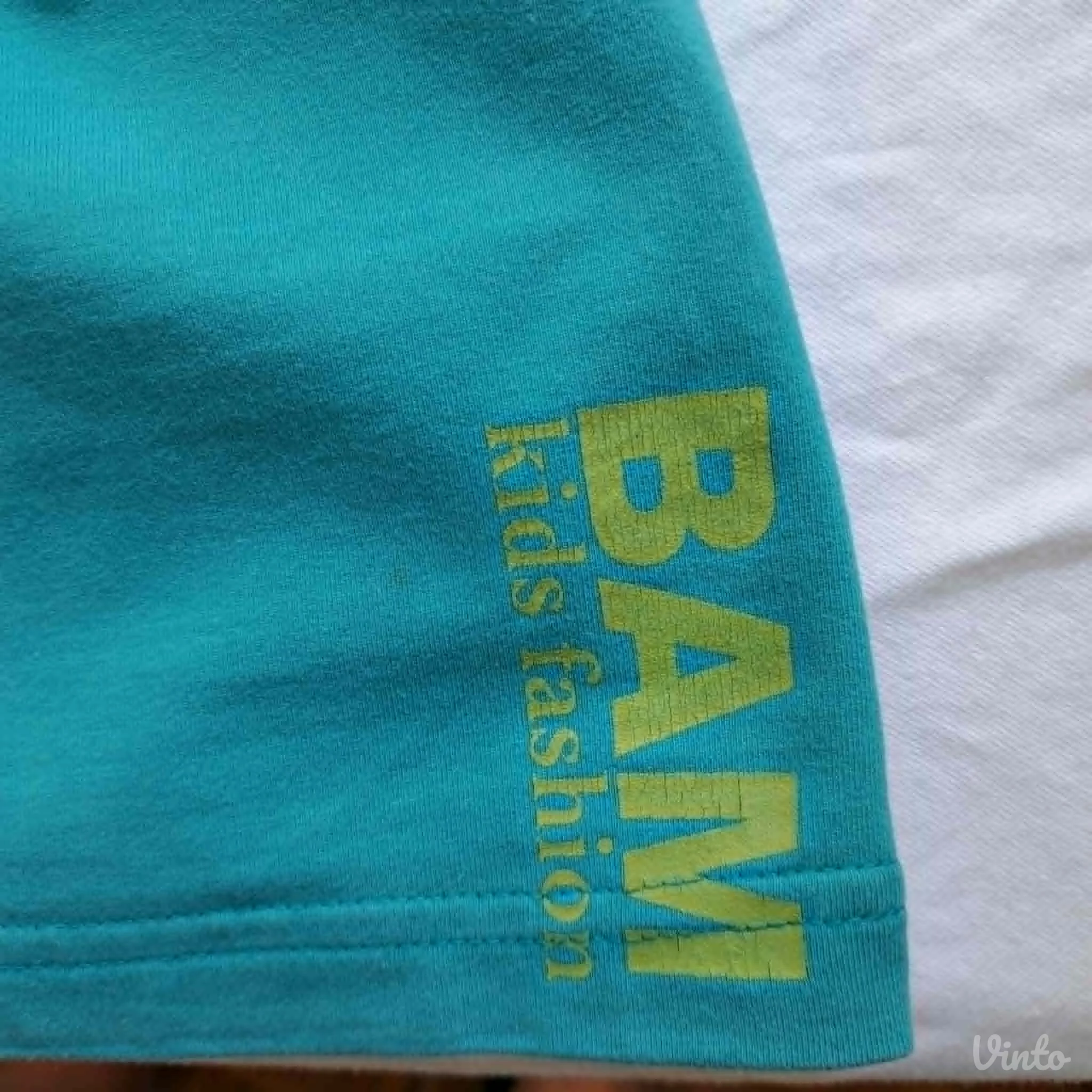 Haljina BAM Kids tirkizna pamuk 128/134