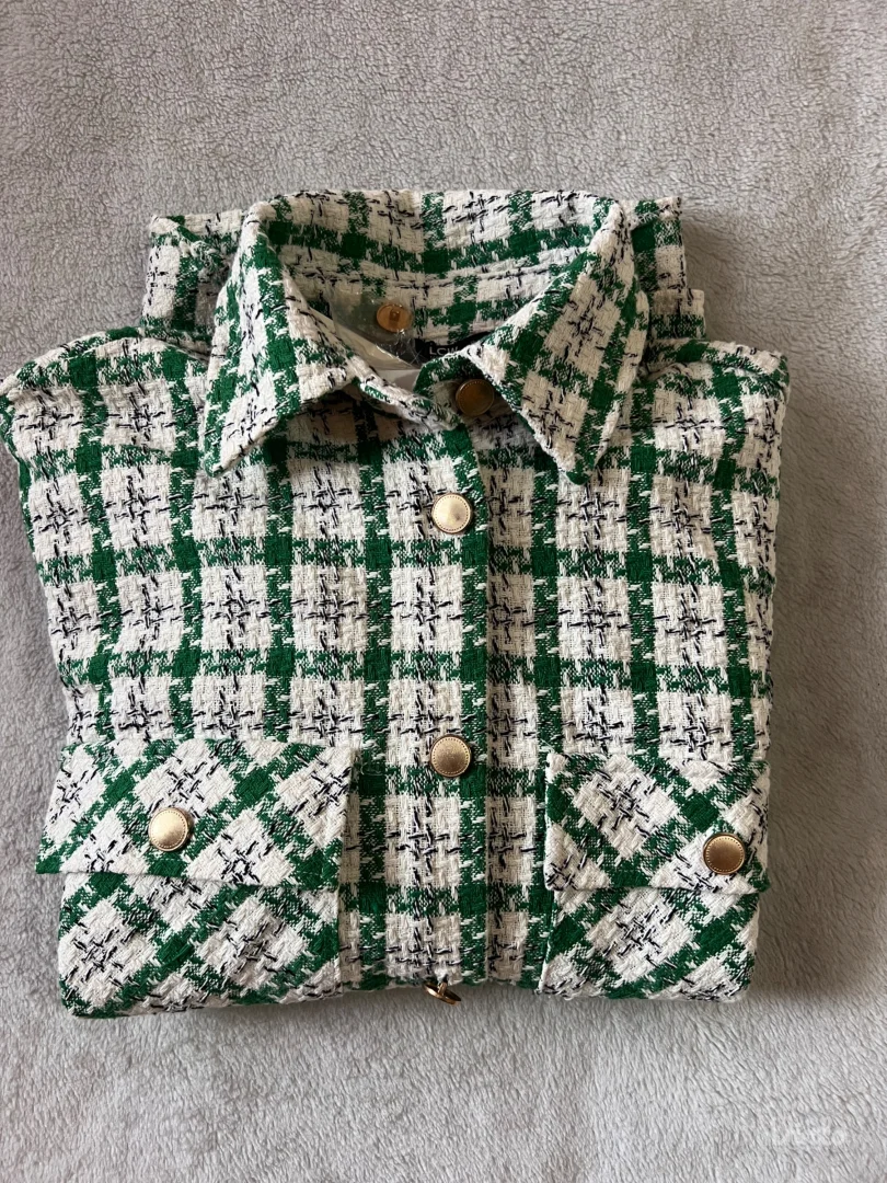 Karirana tvid jaknica