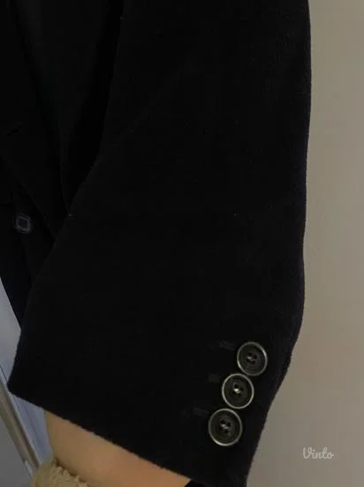 Max Mara teget vintage kaput 42