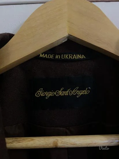 Tamno braon vuneni sako 40