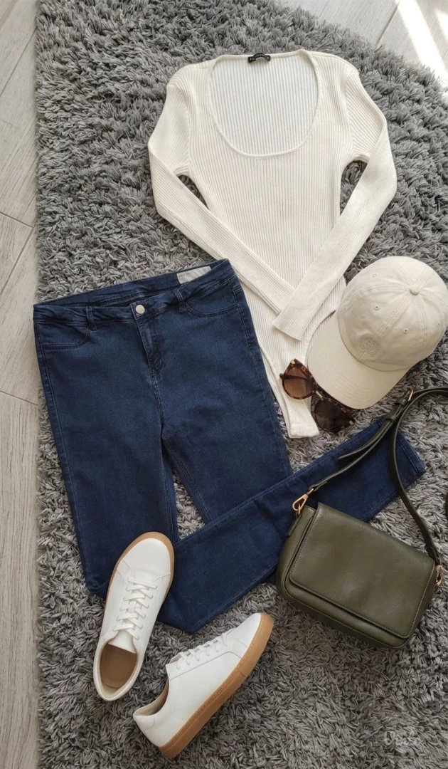 Zara set farmerke i bodi