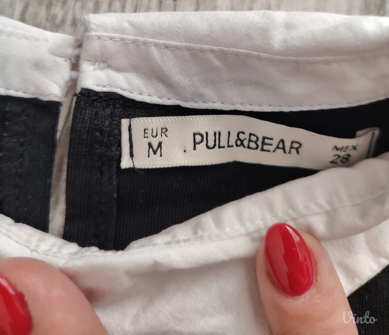 Kožne pantalone i bluza set