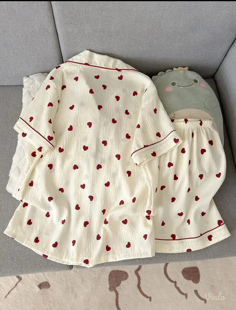 Pidžama srca komplet