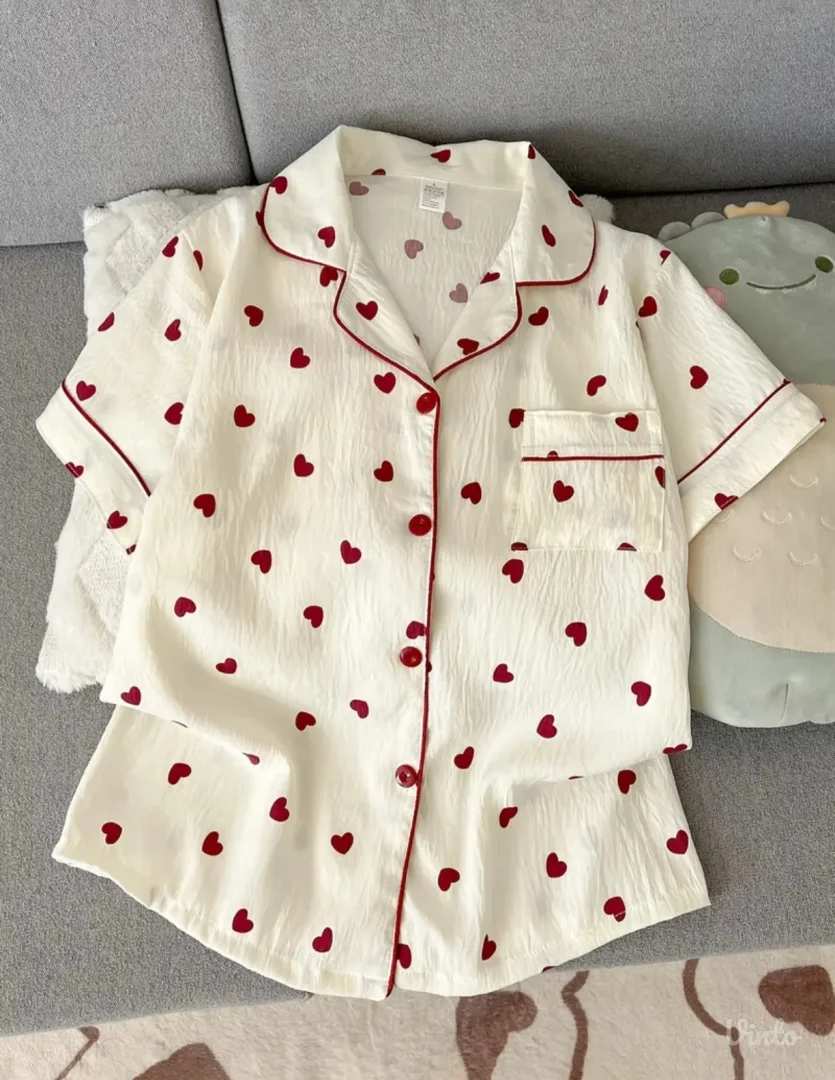 Pidžama srca komplet