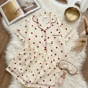 Pidžama srca komplet