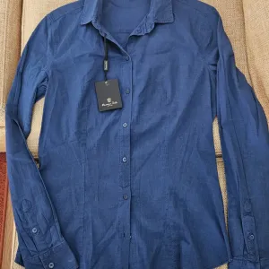 Plava strukirana košulja