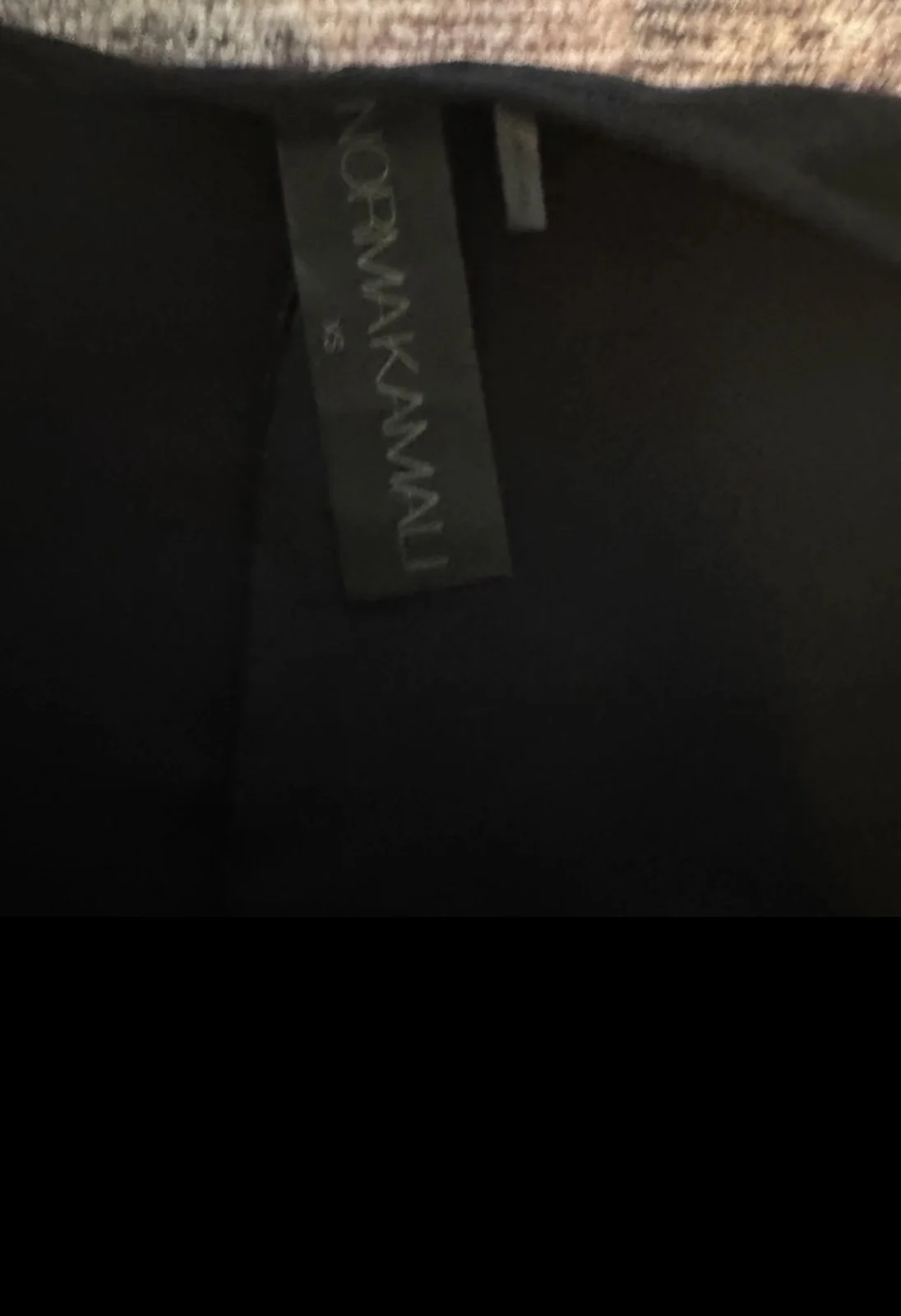 Norma Kammali crna mini haljinica orginal