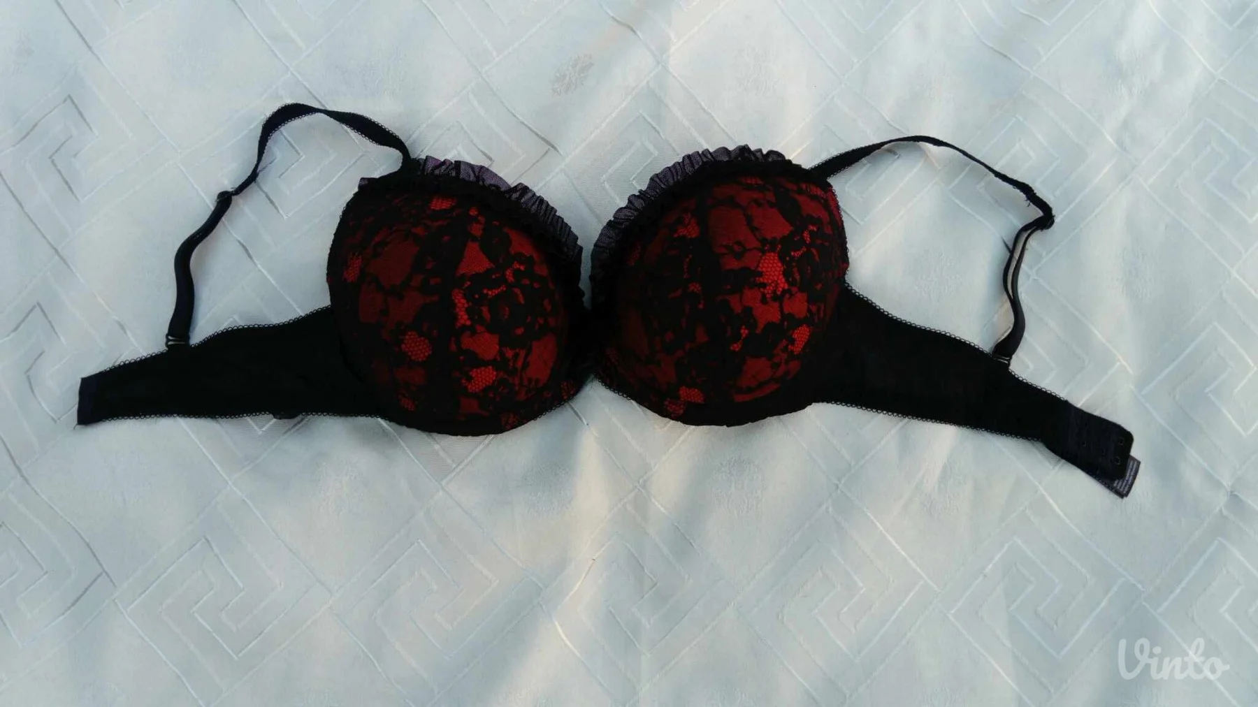 Body Flirt Crveno-Crni brus 75D(36/38)