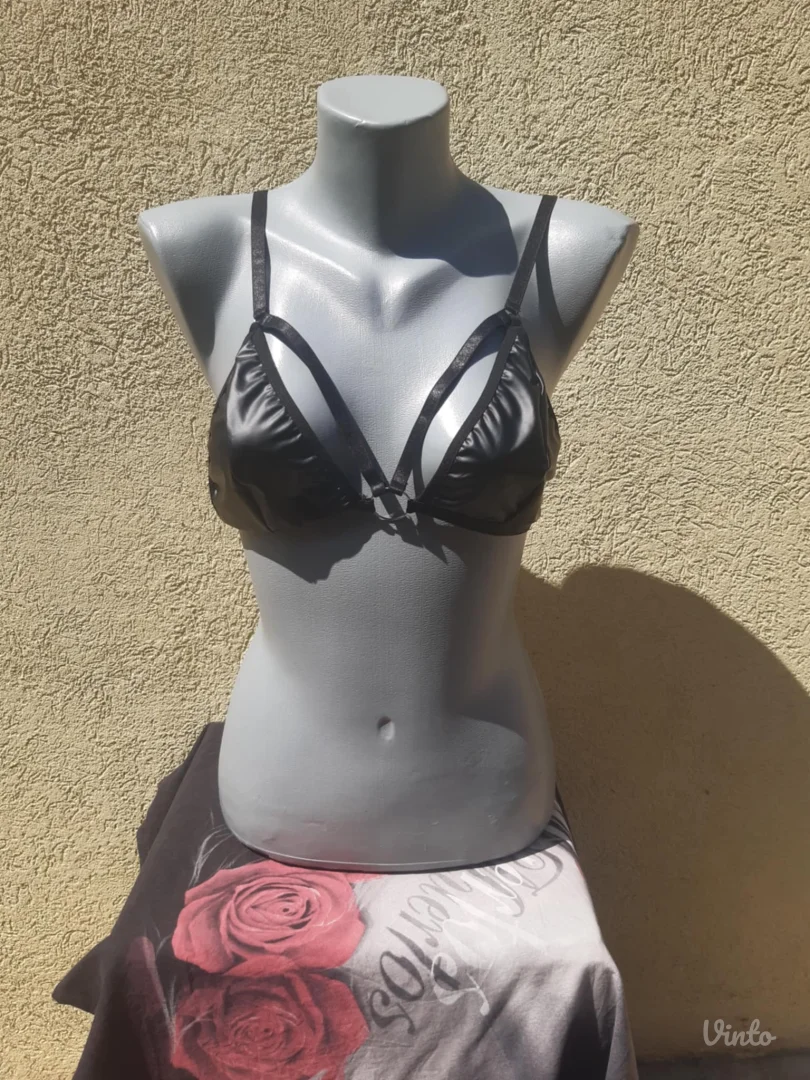 Crni Fetish PVC Brus M