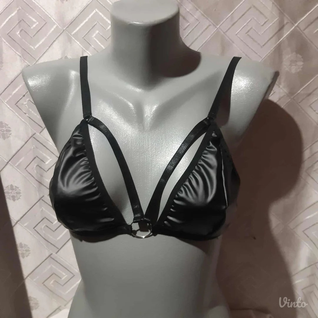 Crni Fetish PVC Brus M