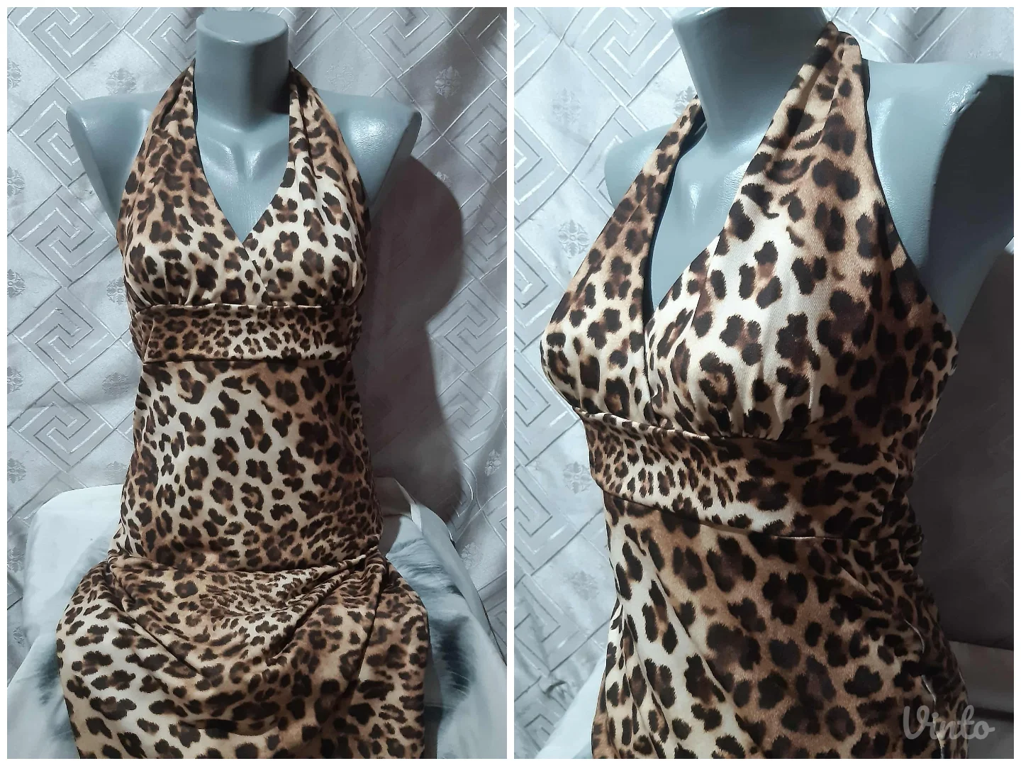 Leopard print Sexy Haljina S/M