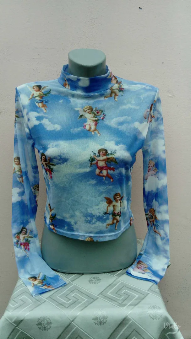 Angel Crop Top Bluza  M/L