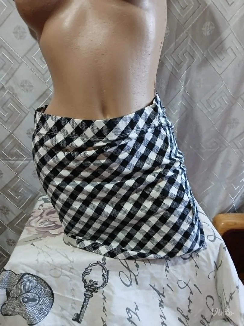 FB sister karirana mini suknja M/L