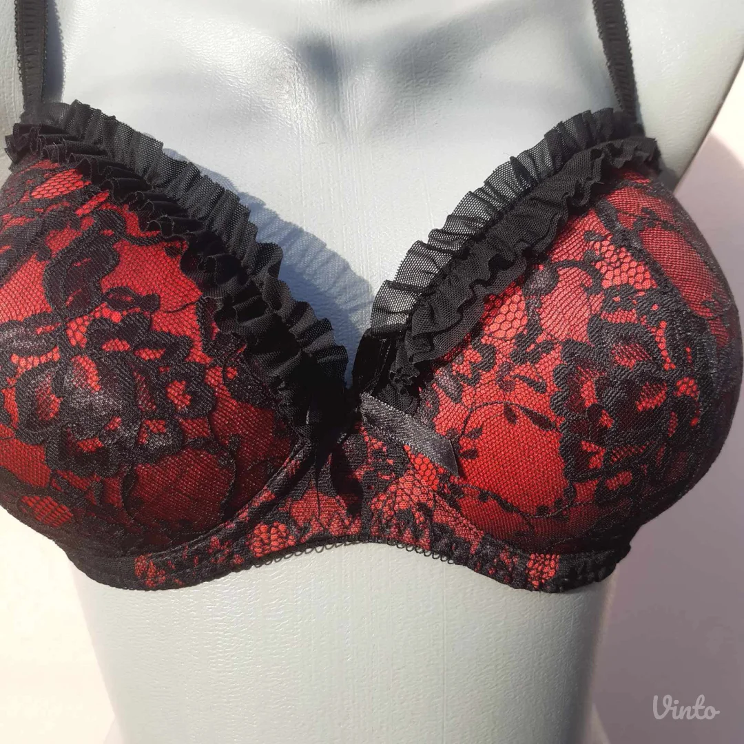 Body Flirt Crveno-Crni brus 75D(36/38)