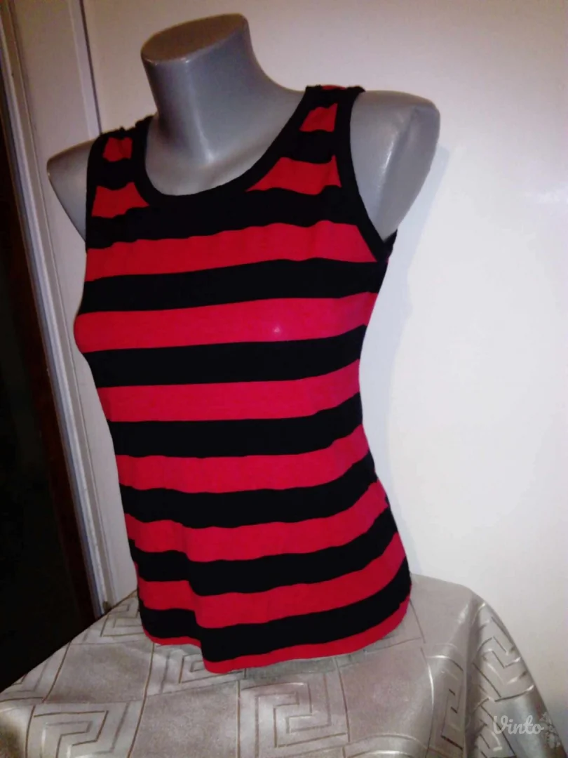 Crveno/Crna majica na pruge S/M
