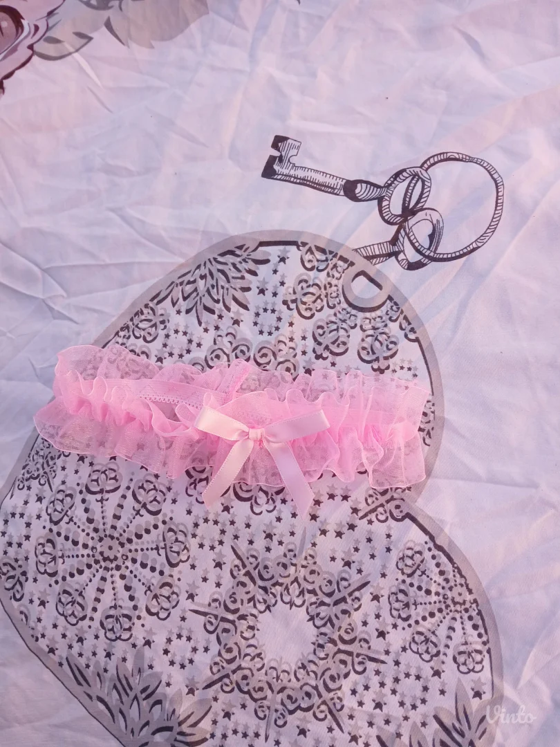 Roze podvezica One Size