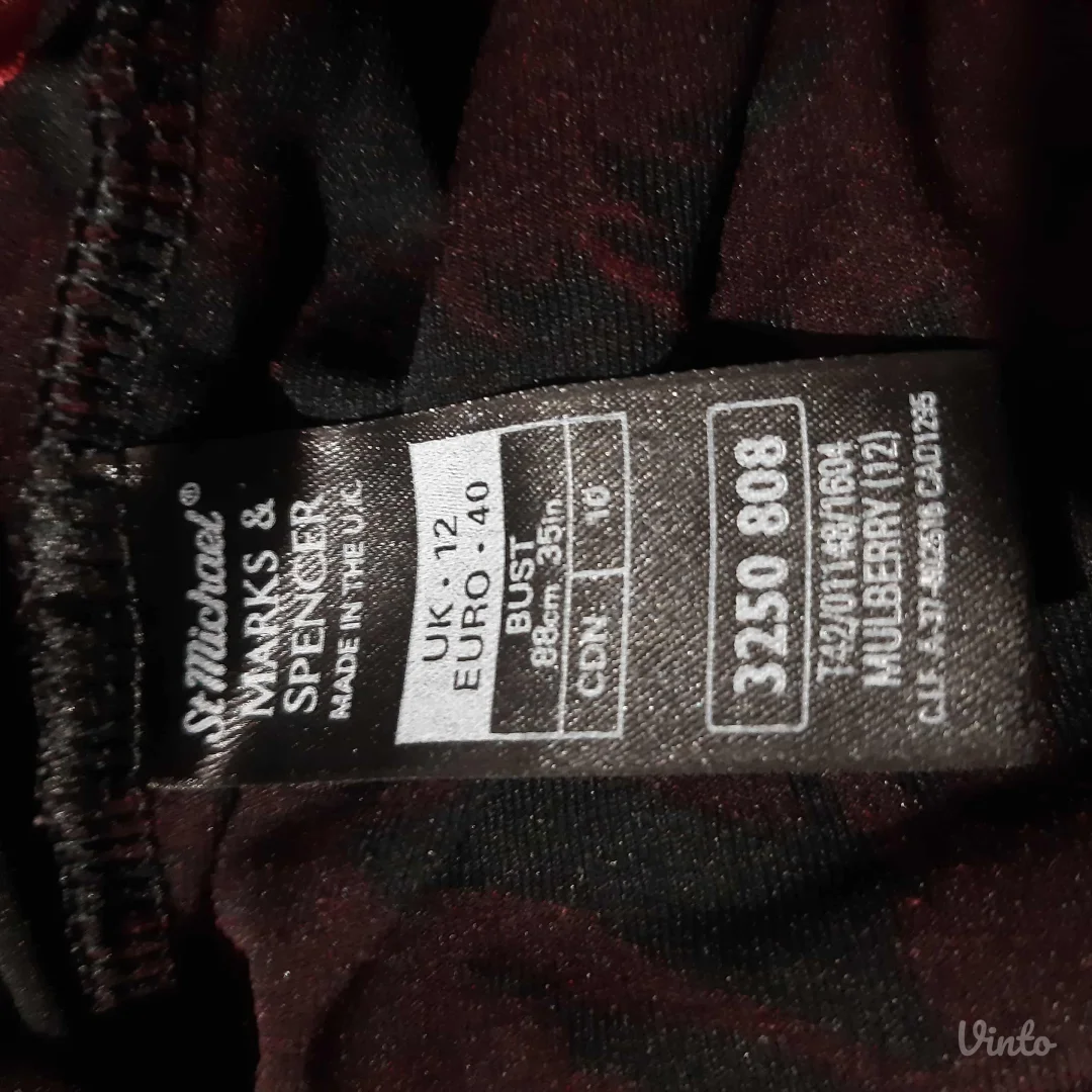 St. Michael by Marks & Spencer Bluza sa plisanim printom L