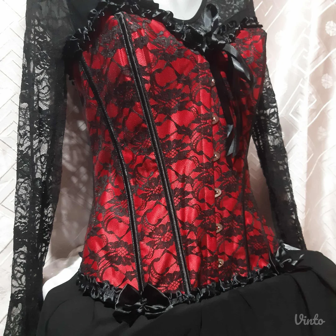 Goth Vamp Korset L/XL Novo