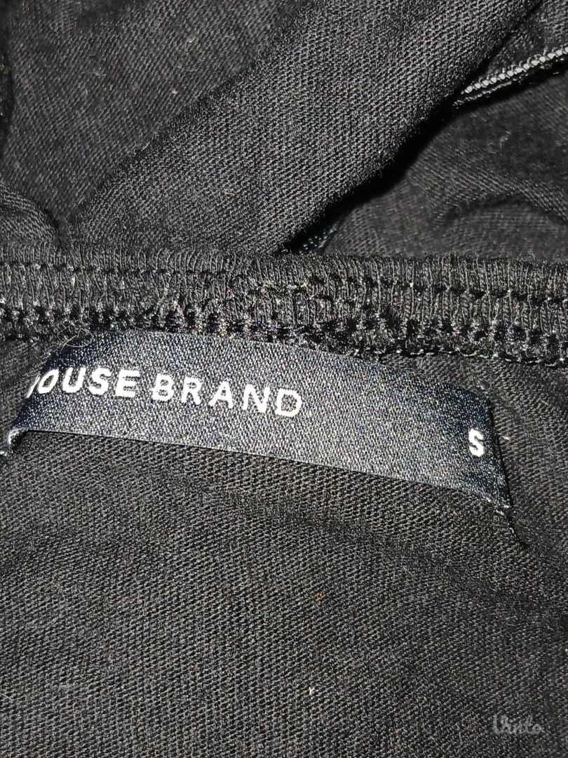 House brand crni Crop Top S