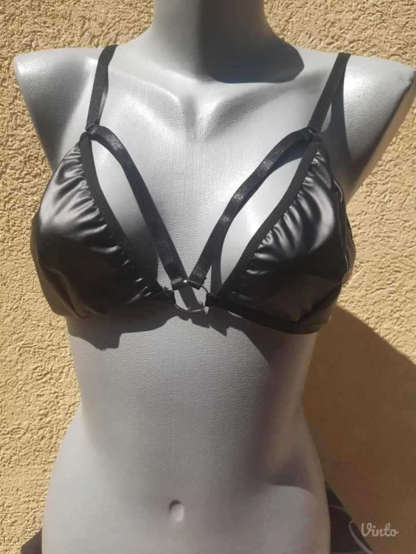 Crni Fetish PVC Brus M