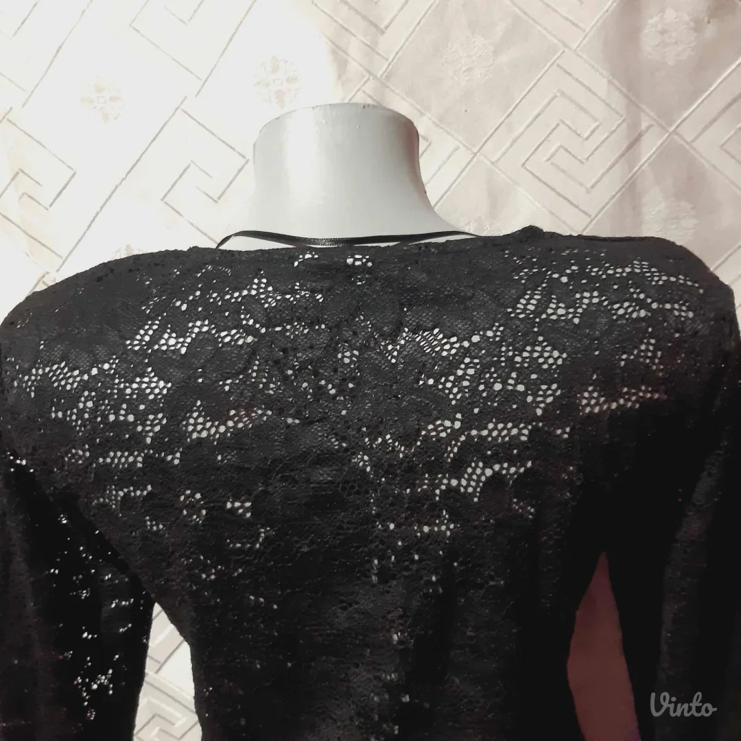 Goth cipkasta crna bluza M/L