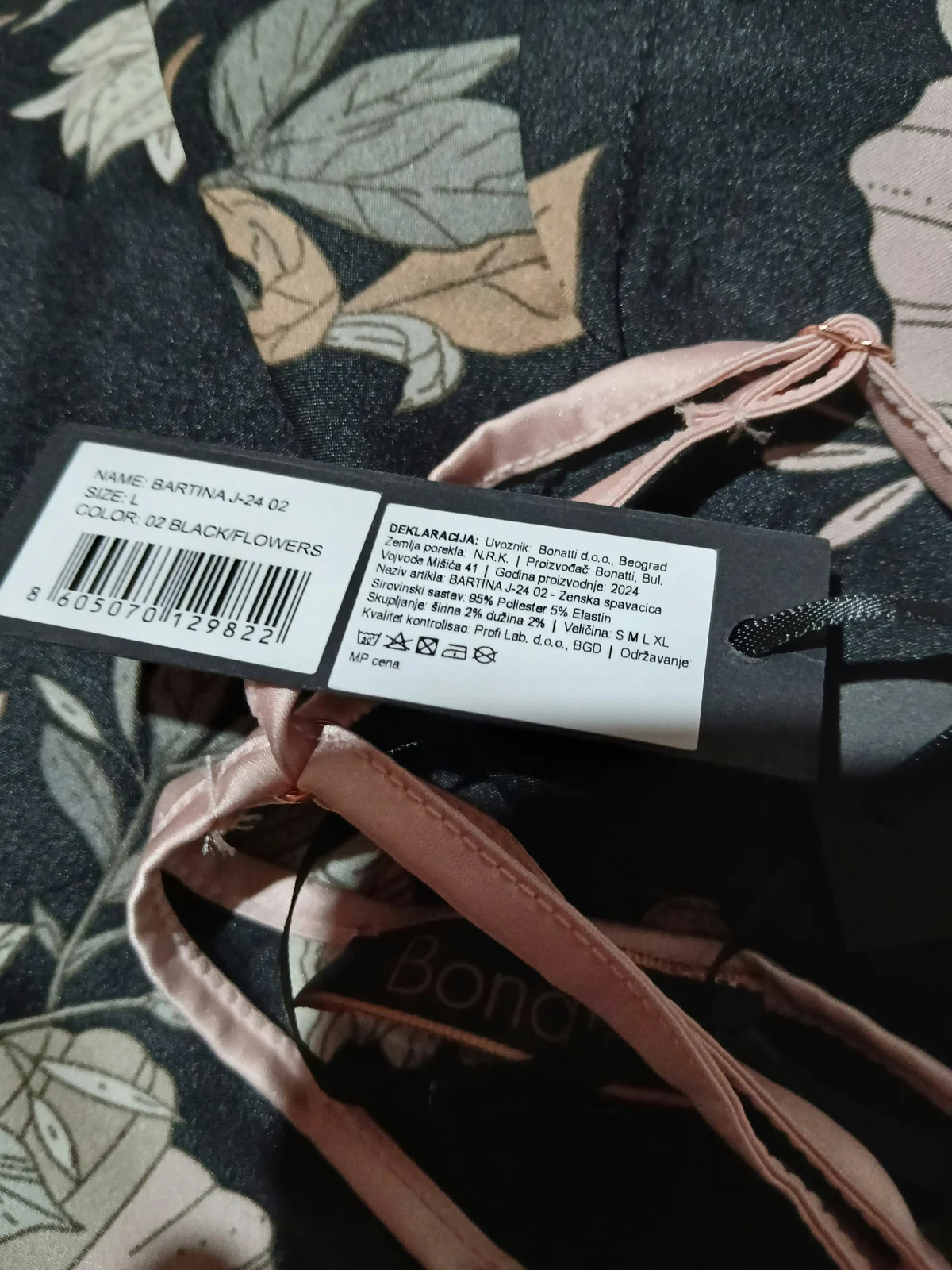 Nova Bonatti floral spavacica L