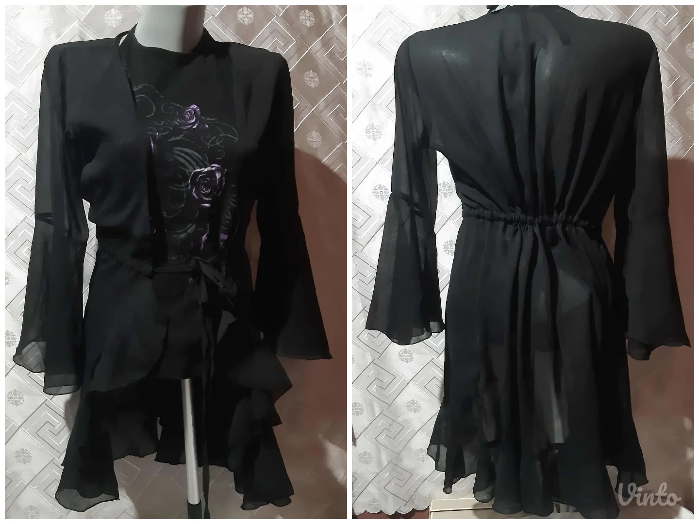 Goth crni ogrtac od Tila S/M