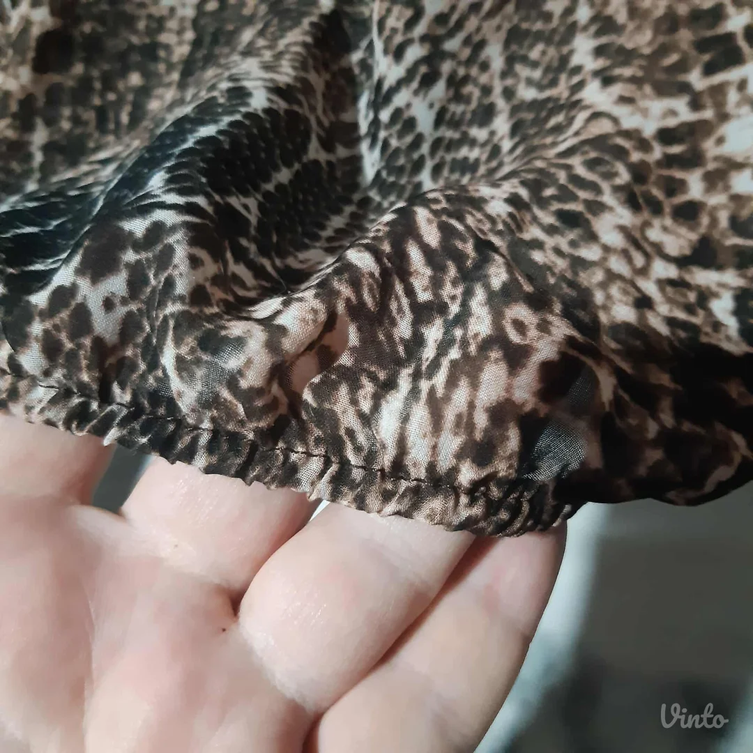 Amisu snake print providna bluza S