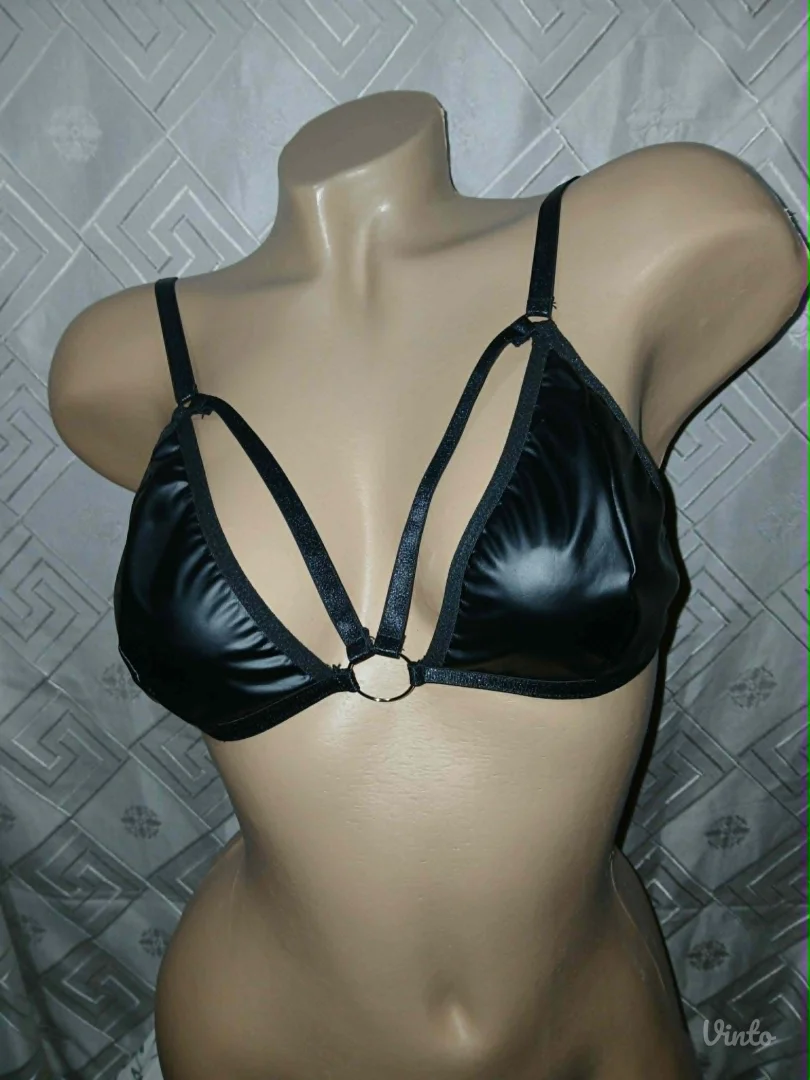 Crni Fetish PVC Brus M