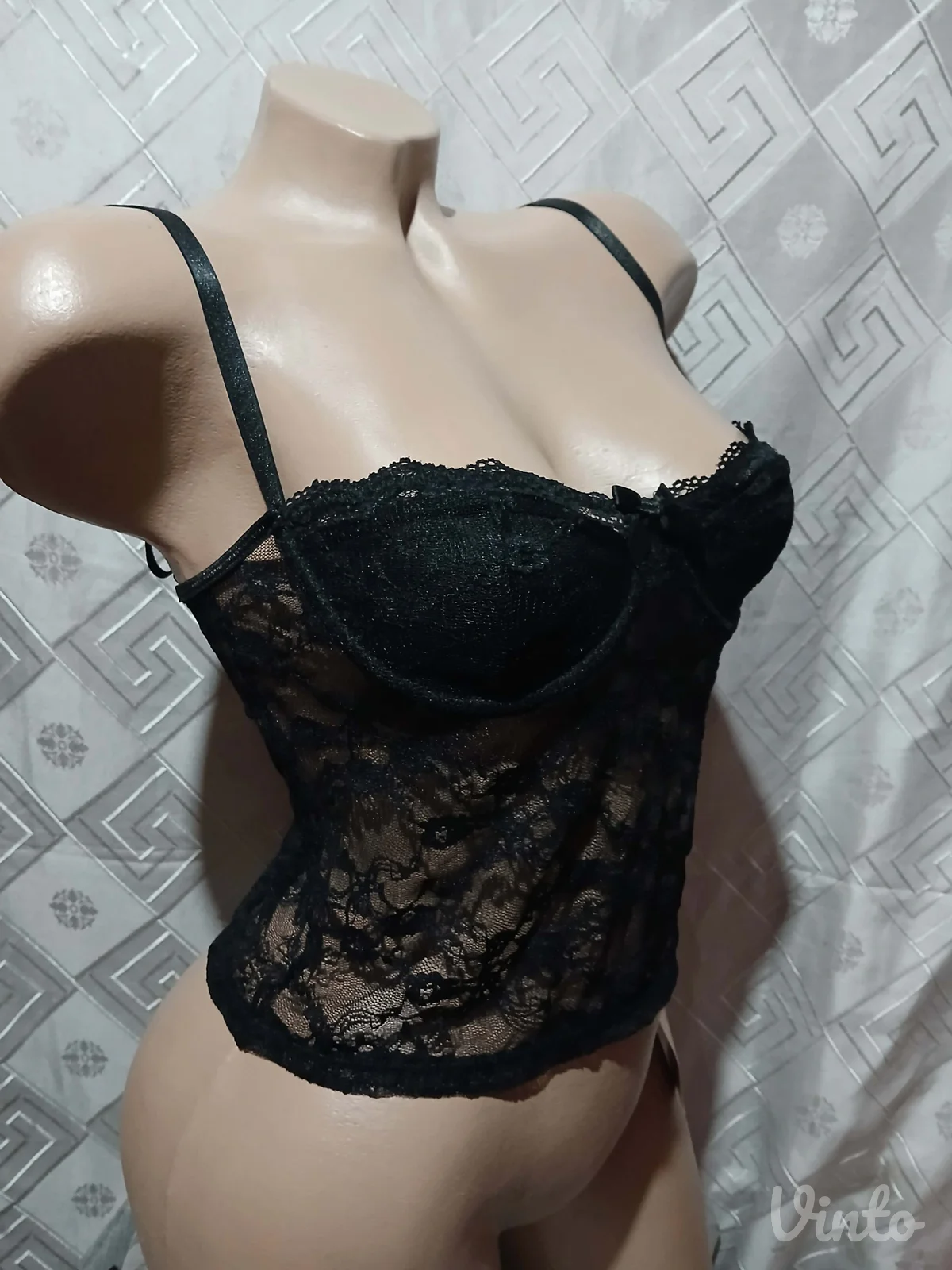 Shein čipkasti top Novo sa ett. S
