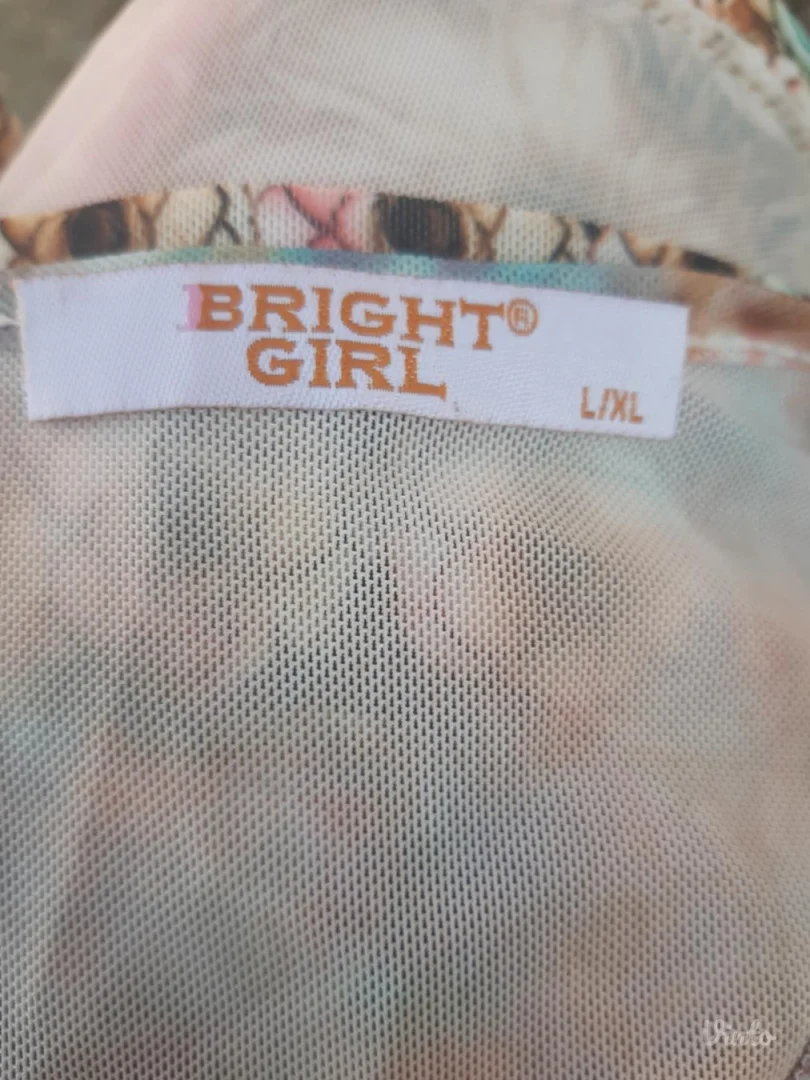 Mrezasta floral sarena majica S/M