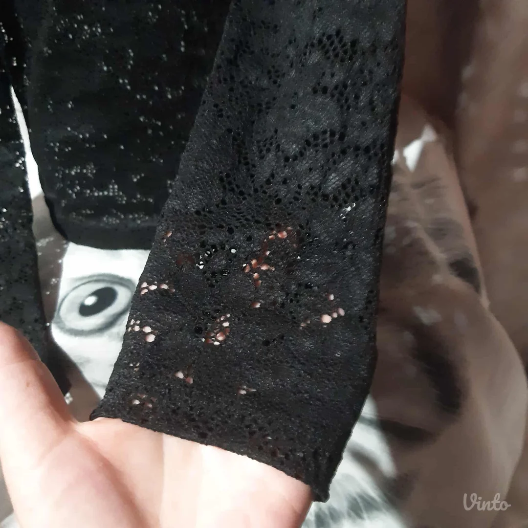 Goth cipkasta crna bluza M/L