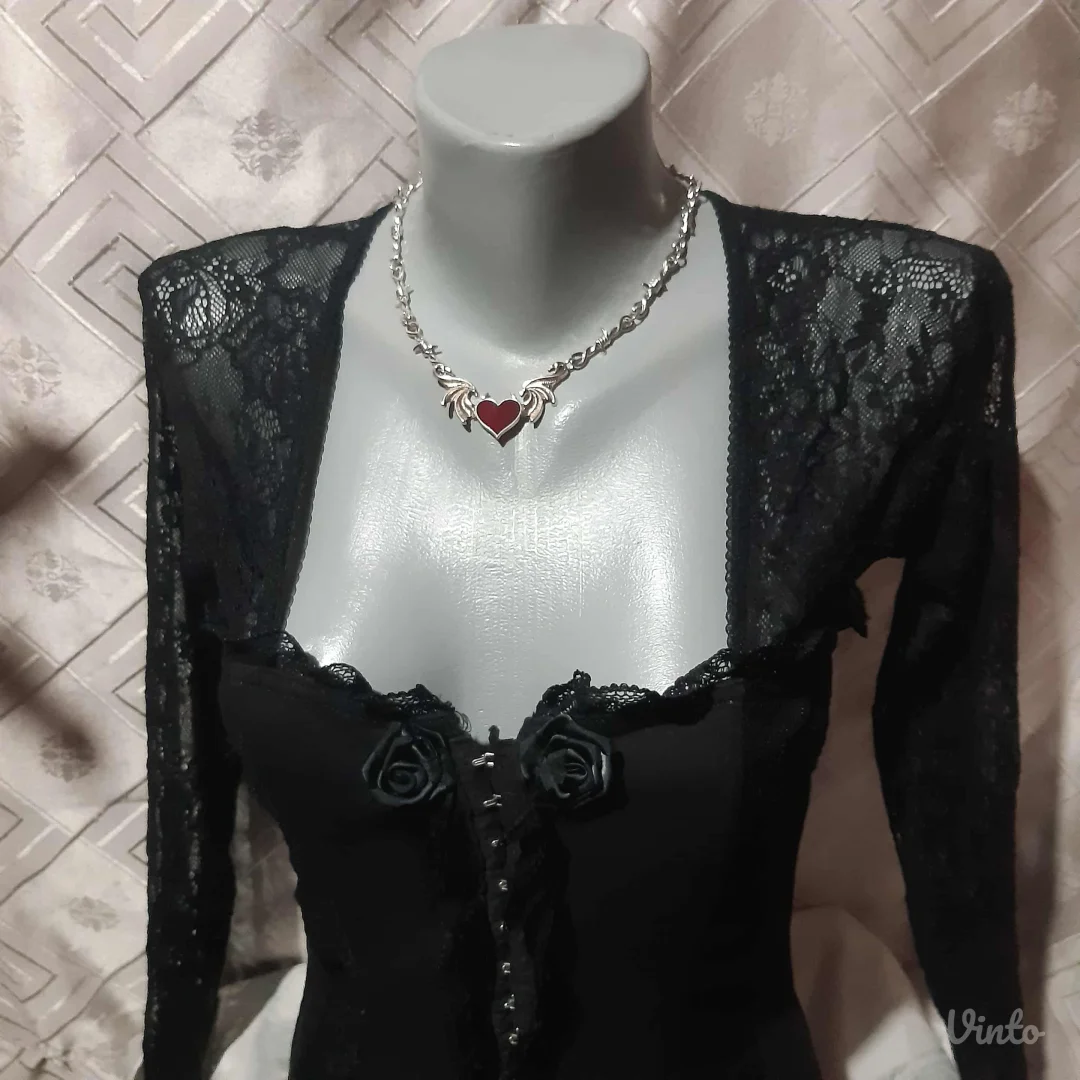 Alcatraz-Gothic Korset Bluza L