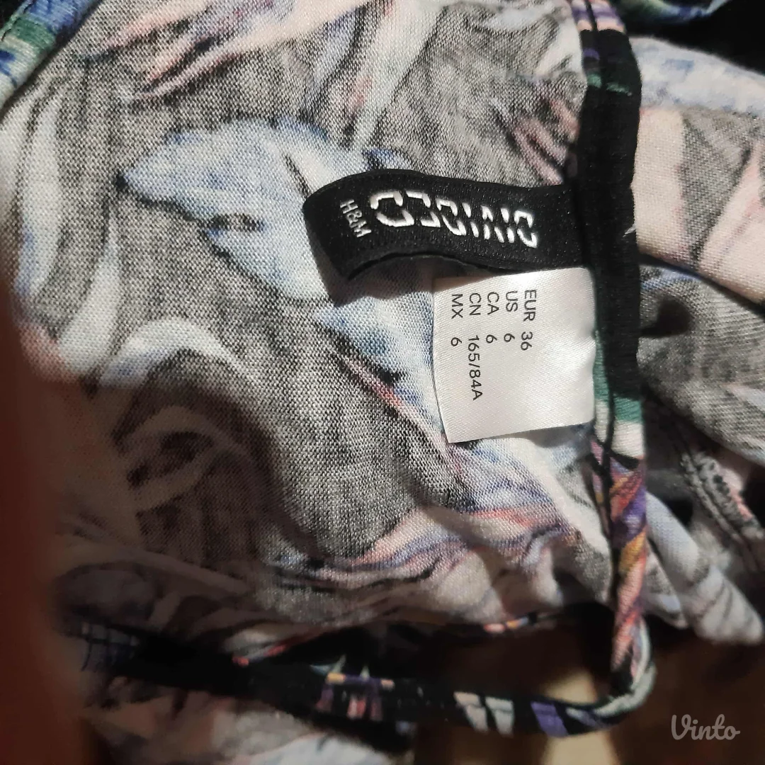 H&M mini haljina S/M Viskoza