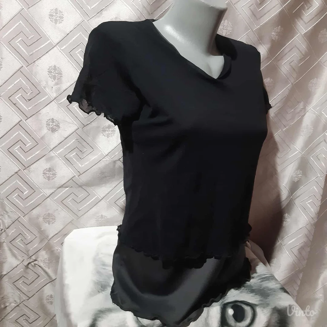 Y2K Crno/Siva majica M