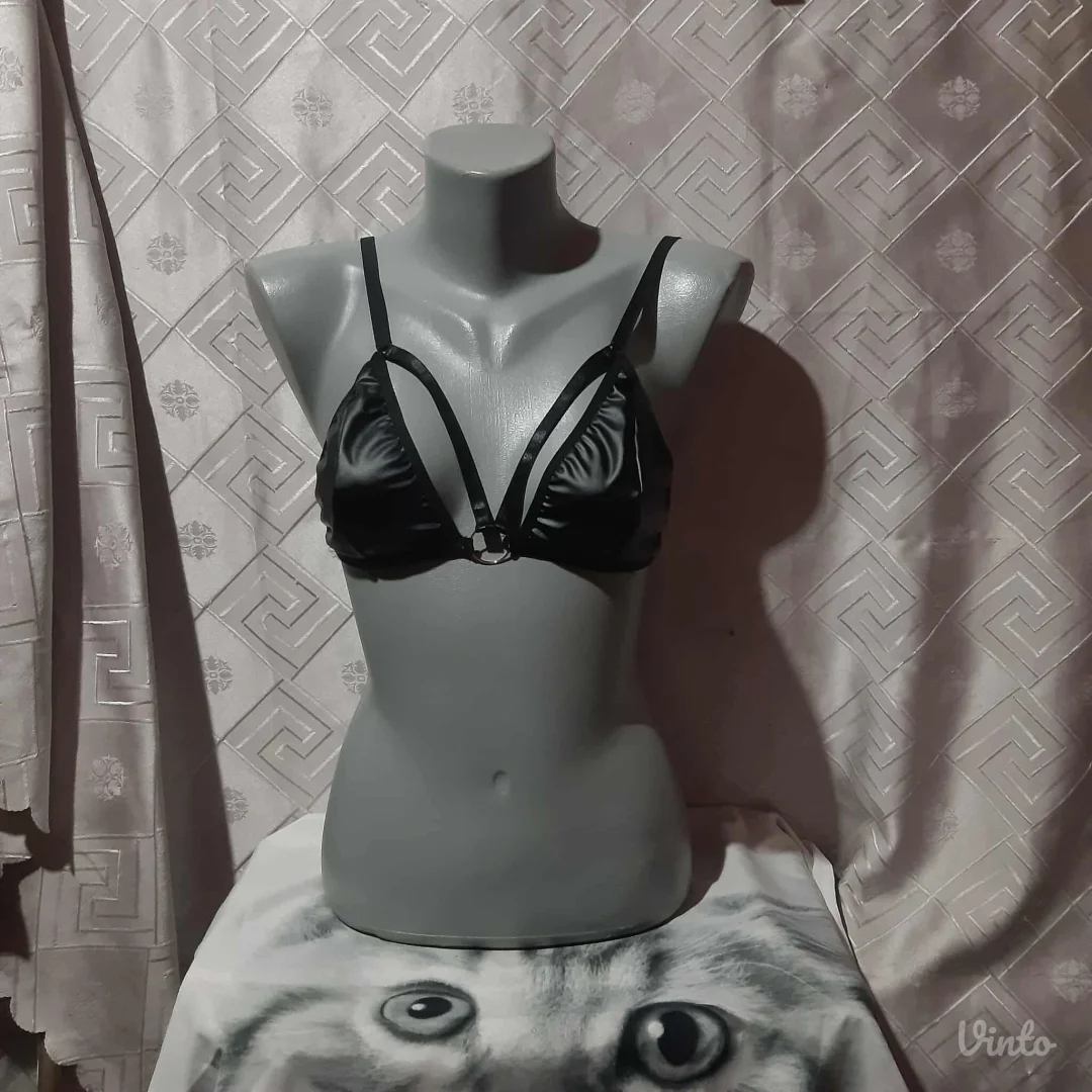 Crni Fetish PVC Brus M