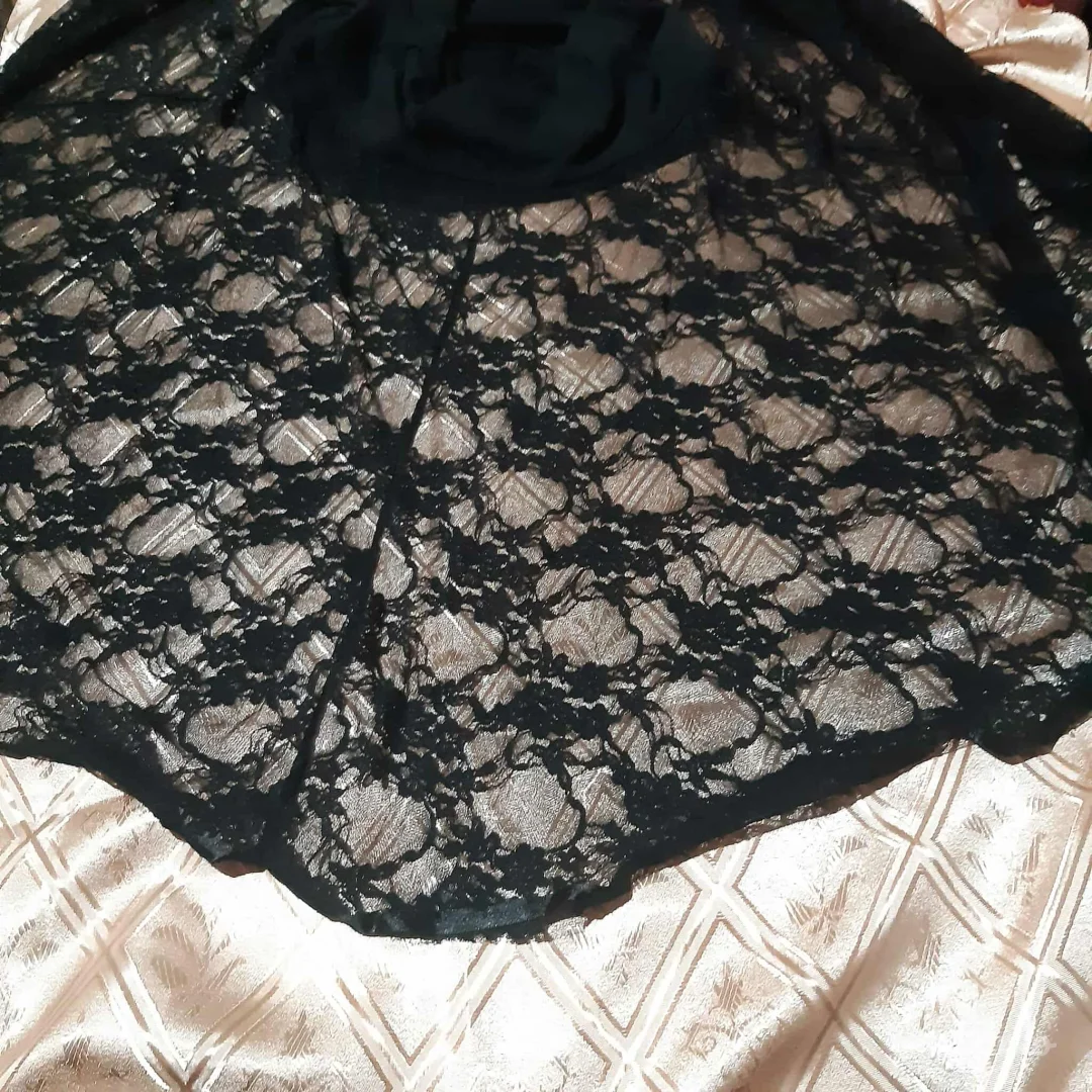 Goth crna suknja od cipke S/M