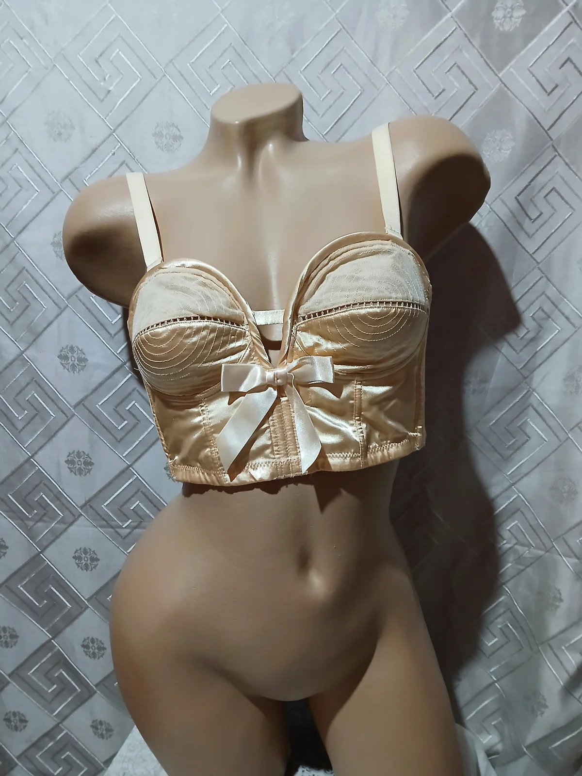 Bettie Page Vintage Style Overwire Bra 75A