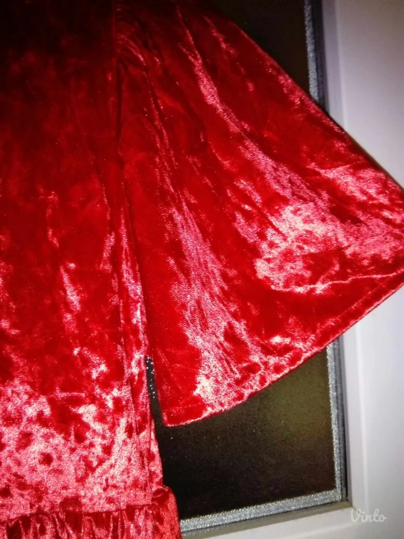 Sinsay crvena plisana haljina M Novo sa ett.