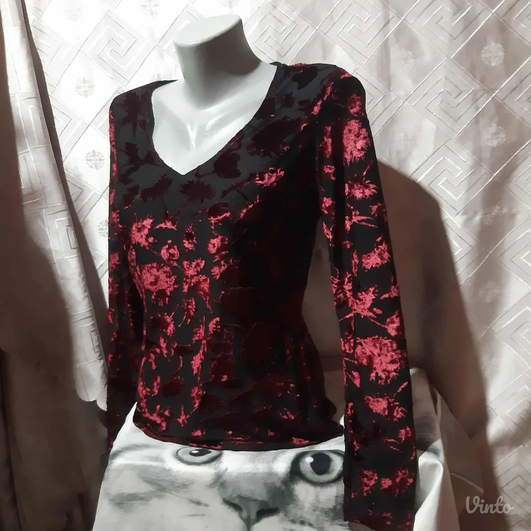 St. Michael by Marks & Spencer Bluza sa plisanim printom L