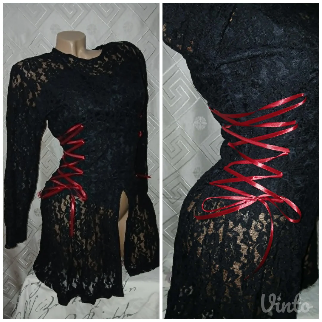 Goth tunika od čipke M